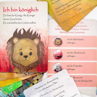 Affirmationskarten Set für Kinder - Kombinierbar mit ätherischen Ölen – Bild 2